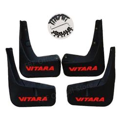 4kpl Suzuki Vitaralle 2015 ~ 2022 2016 Ly Escudo Lokasuojat Fender Mud Flap Guard Splash Lokasuoja Lokasuojat Mudflaps Autotarvikkeet punainen logo