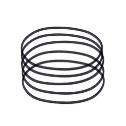 5kpl 1,2mm neliö taitettu kumivyö tallentimille CDROM-videokoneet Taita puoliksi 170mm