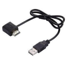 50cm hdmi kvinne + hdmi hann til usb 2.0 mannlig kontakt adapter kabel