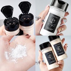 Jying Face Loose Powder Foundation Olie Control Contour Full Cover Gennemskinnelige Mineral Makeup Base Matte Facialmakeup Kosmetik 03 naturlige