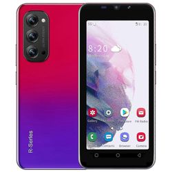 Matkapuhelimet U8 älypuhelin 512MB + 4GB Dual Core GPS 4.42 Android 1500mAh puhelin Punainen