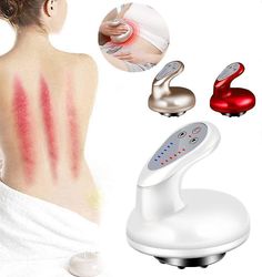Coosilo Elektrisk Cupping Massager Cup Suge massage terapi afgiftning hvid
