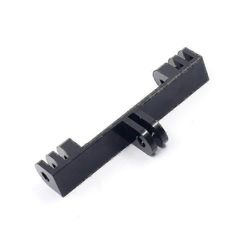 Alumiini twin dual mount adapteri Gopro Hero 4 5 6 7 8 9 Musta Hopea Istunto