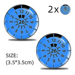 2kpl 3D-geelitarra rekisterikilven sinettimerkki, TUV-laattatarroja -GSLA-Yvan 26