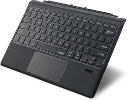 Bluetooth Microsoft Surface Pro 7/pro 6/surface Pro 5 (pro 2017)/pro 4 12,3 tommers nettbrett/overflate Pro 3 2014 tastaturveske med styreflate - a...