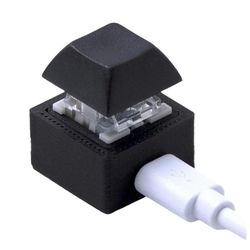 Mini-näppäimistö, makronäppäimistö, RGB, DIY, mukauta pikavalintanäppäimistö, pelaamiseen, mekaaninen, ohjelmoitava näppäimistö Musta