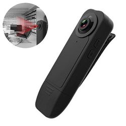 Mini Body Kamera Clip Puettavat Turvakamerat Kannettava 1080p Tasku