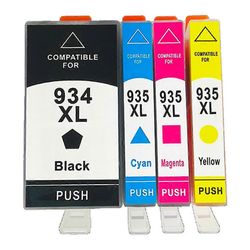 934XL 935XL täysi mustekasetti sirulla, yhteensopiva HP Officejet Pron kanssa 6812, 6830, 6815, 6835, 6230 tulostimet uudelleentäytettävät