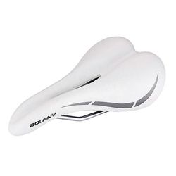 polkupyörän satula ontto hengittävä istuintyyny iskuja vaimentava kulutusta kestävä satulatyyny maastopyörä istuintyyny A Valkoinen