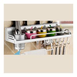 Ruili Køkken Opbevaring Rack Flavor Spisepinde 50cm Single Cup 8 Hook
