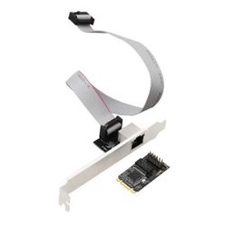 M.2 2.5G gigabitin verkkokortti 2500M teollisuuskäyttöön tarkoitettu e-urheiluverkkosovitin M2 (B+M-avain) I226-siru Musta