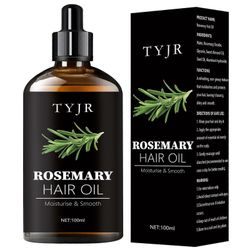 unbrand Rosmariiniminttu, päänahan hiusten kasvuöljy, infusoitu biotiini hiusten kasvuun | Terveemmät, vahvemmat ja pitkät säikeet | Kaikki tyypit ...