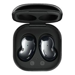 For Samsung Galaxy Buds Live 9d Stereo R180 Sports trådløs in-ear Bluetooth-hodetelefoner Strømdisplay Støyreduksjon Svart