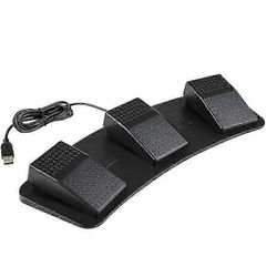 USB kolminkertainen jalkakytkinohjain Näppäin Räätälöity näppäimistö Pelaaminen Multimedia Action Pedal for Comp Musta