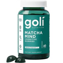 Goli Nutrition Matcha Mind Gummies 60