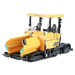 Alloy helstøpt Paver Machine Asfalt Highway Construction Truck 1:40 Engineering Vehicle Model Decoration Kid Toysyellow