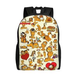 Garfield Monipuolinen Reppu Pestävä rento tyyli Koulun opiskelijareppu Trendikäs Oxford Kangas Tietokonelaukku Unisex-hjka2990