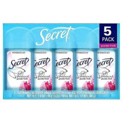 Secret Invisible Kiinteä Deodoranttipakkaus, Tuore jauhe, 5 kpl