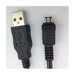 CA-110 AC-strømadapter USB-ledning CA-110E opladningskabel til VIXIA HF M50, M52, M500, R20, R21, R30 Sort