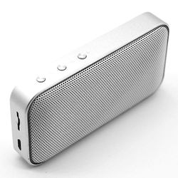 Bt209 Ultra-tynn Mini Bluetooth høyttaler - Støtte Tf Card - Silver Ultra-tynn sølv mini Bluetooth høyttaler med støtte for TF-kort