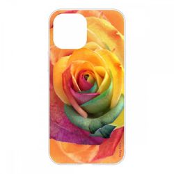 Crazy Kase Skrog til iPhone 12 (6.1) Soft Pink farverig blomst