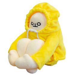 Banana Man pehmolelukoriste 3 väriä Valitse keltainen vihreä pehmolelu taaperoille 18cm