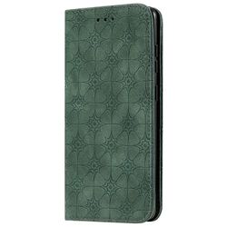 Gangxun Kompatibel med Samsung Galaxy S20 5g taske læder magnetisk flip folio cover tegnebog grøn