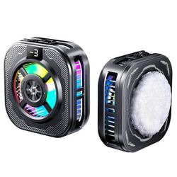 Universaali puhelimen jäähdytin magneettinen digitaalisella näytöllä RGB-valot