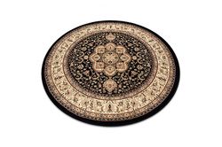 RugsX Tæppe ROYAL ADR cirkeldesign 521 sort circle 150 cm
