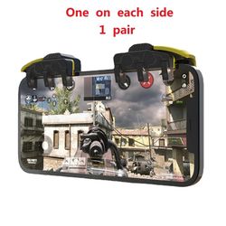 Sarafox-mobiilipeliohjain 8 sormea pubg-kondensaattorikahvalle joystick-mobiilipeliohjaimen ohjaus laukaisupeli BT Handjoy M03 1pair