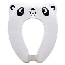 Kannettava matka taitettava wc-istuin lapsille Valkoinen