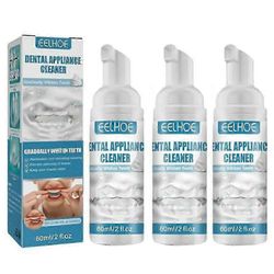 3kpl Aligner Cleaner & valkaisuvaahto 60ml, puhdas pidike ja olkaimet, suunhoitoon