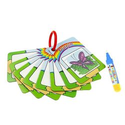 Akvarel Doodle Book Card 26 Digitale former og farver Early Education Awareness Card Magic Drawing Penne Småbørn Play Legetøj - Tegning Legetøj col...