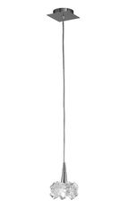 Inspired Lighting Artisk loft vedhæng 1 lys G9 Lille, poleret Krom