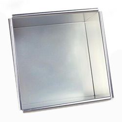 Ruili Bagning Mold Square Live Bottom Cake Mold Mousse Ring Aluminium Legering Anode Kage Brød Mold 8 Inches