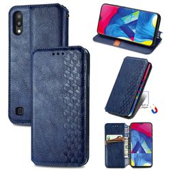 Gangxun Sag til Samsung Galaxy M10 Flip Cover Tegnebog Flip Cover Tegnebog Magnetisk Beskyttende Handytasche sag Etui - Blå