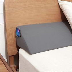 Bed Wedge -matkatyynyt, sängyn välin täyteaine, patjakiila, sängynpäädyn matkatyynyt täyttävät sängynpäädyn ja patjan välisen aukon (0-7") Harmaa F...