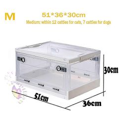 SML Happihuone Taitettava sumutuslaatikko Kannettavat lemmikit Happihäkki Pieneläinten eläinlääketieteellinen sumutuslaatikko Koko M