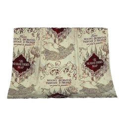 t2015 Viltti Harry Potter Marauderin kartta heittää huopa pehmeä kodikas sumea flanellihuopa sisustus sängyn peitto lahja aikuiselleTeenFJ Viltti b...