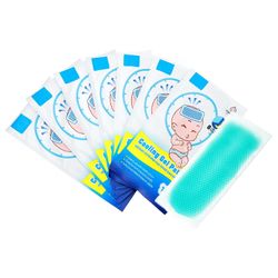 8kpl jäähdytyslaastareita kertakäyttöisiä kuumeviileitä tyynyjä viileät tyynyt kuumeen epämukavuutta varten lämmönvähennys