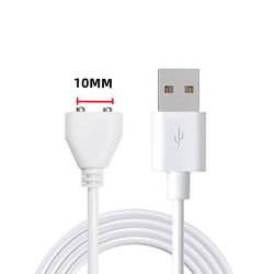 Magnetisk USB DC-laderkabel Erstatning ladeledning-(10mm-0.39inch/8mm-0.31in)