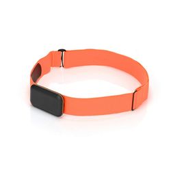 Erstatning av myk stropp / brystbelte for Garmin Premium / hrm-run pulsmåler, 100% ny Oransje