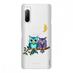 Crazy Kase Skrog til Sony Xperia 10 II I Silikone Fleksibel 1 Mm, Moonlight Owls