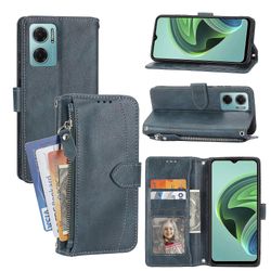 Kotelo Xiaomi Redmi Note 11e Pu nahkainen vetoketjullinen kortinpidike Kannen lompakko magneettinen suljin, joka on yhteensopiva Xiaomi Redmi Note ...