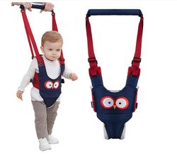 Yunshu Baby Walking Seletøj Baby Walker justerbare sikkerhedsseler stå op Walking Learning owl