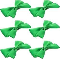 Juledekorasjon Patrick's Day Bow Hair Clips Bow Hair Clips 6 stk Clover Hair Bow Clips Alligator Clips Irish Green Women's Hair Tilbehør