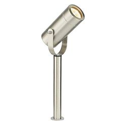 Saxby Lighting (Poole) Saxby Lighting Palin - Udendørs 310Mm Spike IP44 7W børstet rustfrit stål og klart glas