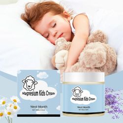 Unbrand Lasten magnesiumvoide, lasten nukkumaanmenovoide, vaihtoehto melatoniinille, uni ja rauhallinen, ajankohtainen magnesiumvoide tukee lasten ...