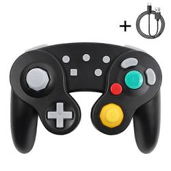 Unbrand Langaton ohjain kytkimelle, Gamecube Switch Pro -ohjain kytkimelle / kytkimelle OLED / PC / Steam, automaattinen turbo, herätys / kuvakaapp...