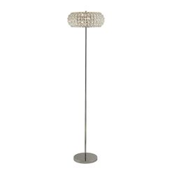 Searchlight Lighting Marilyn 3 Lys Chrome gulvlampe med krystalglas, krystal sand diffusor